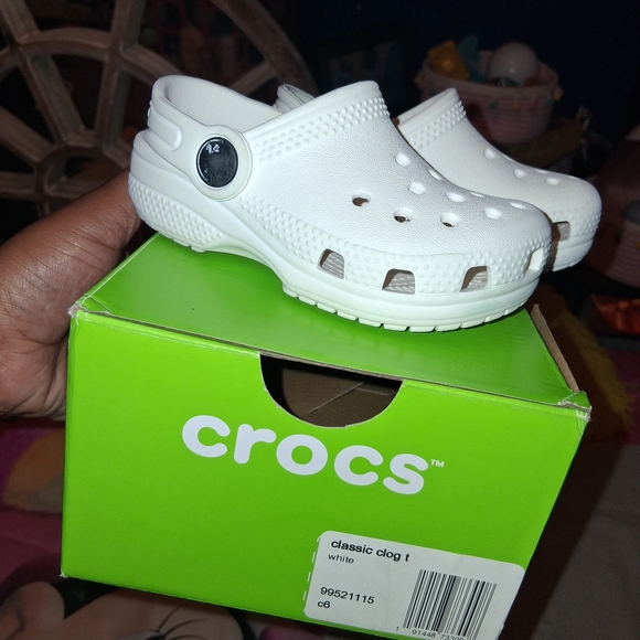 Crocs Kids Classic Clog - White - Picture 1 of 5
